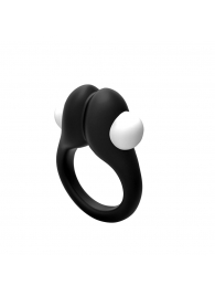 Черное эрекционное кольцо Zippy Vibrating Ring With Bullet - Adrien Lastic - в Рыбинске купить с доставкой