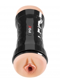 Двусторонний мастурбатор в колбе Super Flip-A-Pussy Over - Pipedream - в Рыбинске купить с доставкой