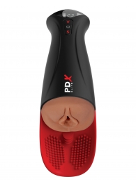 Мастурбатор-вагина в колбе с вибрацией Fuck-O-Matic Pro XL - Pipedream - в Рыбинске купить с доставкой