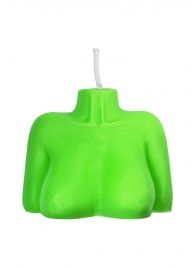 Зеленая сувенирная свеча «Женский силуэт» - Pecado - купить с доставкой в Рыбинске