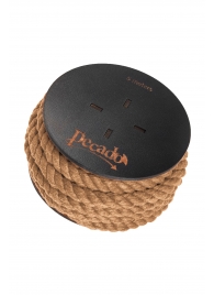 Джутовая веревка для шибари на катушке - 5 м. - Pecado - купить с доставкой в Рыбинске