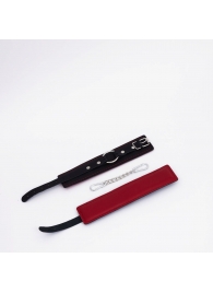 Черно-красные кожаные оковы - Crazy Handmade - купить с доставкой в Рыбинске