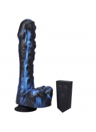 Черно-синяя мини-машина на присоске Tendril Thruster - 21,6 см. - Doc Johnson - купить с доставкой в Рыбинске