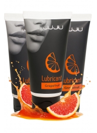 Набор из 3 съедобных лубрикантов JUJU со вкусом грейпфрута - JuJu - купить с доставкой в Рыбинске