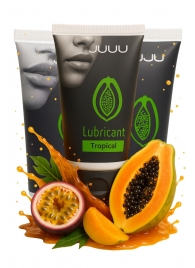 Набор из 3 съедобных лубрикантов JUJU со вкусом тропических фруктов - JuJu - купить с доставкой в Рыбинске