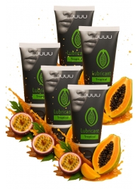 Набор из 5 съедобных лубрикантов JUJU со вкусом тропических фруктов - JuJu - купить с доставкой в Рыбинске