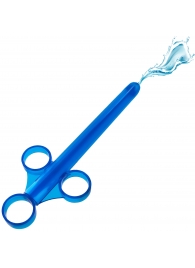 Синий шприц для введения лубриканта XL Lubricant Launcher - XR Brands - купить с доставкой в Рыбинске