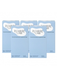 Набор из 5 упаковок ультратонких презервативов Pleasure Lab (по 12 шт.) - Pleasure Lab - купить с доставкой в Рыбинске