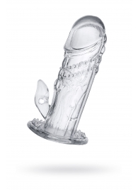 Прозрачная насадка на пенис Uco - 13 см. - A-toys - в Рыбинске купить с доставкой