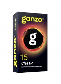 Классические презервативы с обильной смазкой Ganzo Classic - 15 шт. - Ganzo - купить с доставкой в Рыбинске