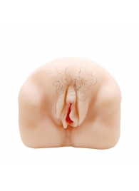 Телесный мастурбатор-вагина с оволосением и вибрацией - Baile - в Рыбинске купить с доставкой