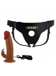 Мужской полый страпон с вибрацией Marion - Baile - купить с доставкой в Рыбинске