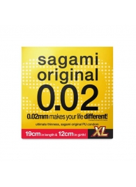 Презерватив увеличенного размера Sagami Original 0.02 XL-size - 1 шт. - Sagami - купить с доставкой в Рыбинске