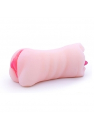 Телесный двусторонний мастурбатор - вагина и ротик - Boys of Toys - в Рыбинске купить с доставкой