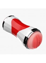 Двусторонний мастурбатор в колбе Power Grip Cup - вагина и ротик - Boys of Toys - в Рыбинске купить с доставкой