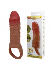 Реалистичная насадка на член Peirre - 15,5 см. - Baile - в Рыбинске купить с доставкой