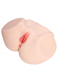 Мастурбатор-полуторс с двойным слоем материала Jenny Onahole Real Vagina - KOKOS - в Рыбинске купить с доставкой