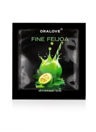 Саше съедобной оральной смазки OraLove с ароматом фейхоа - 3 гр. - Биоритм - купить с доставкой в Рыбинске