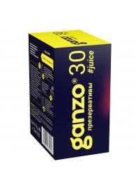 Ароматизированные презервативы Ganzo Juice - 30 шт. - Ganzo - купить с доставкой в Рыбинске