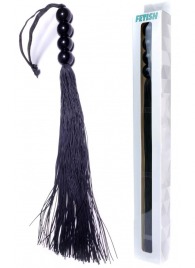 Черная силиконовая плеть - 37 см. - Boys of Toys - купить с доставкой в Рыбинске