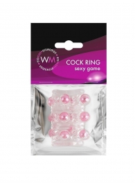 Прозрачная сквозная насадка на пенис с цветными шариками - Erowoman-Eroman - в Рыбинске купить с доставкой