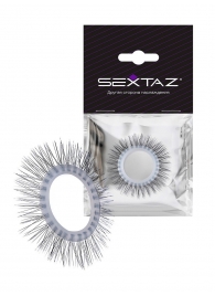 Круглое эрекционное кольцо с «ресничками» - Sextaz - в Рыбинске купить с доставкой