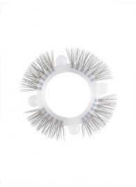 Эластичное кольцо с «ресничками» и 4 шариками - Sextaz - в Рыбинске купить с доставкой