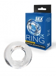 Прозрачное эрекционное кольцо-бублик - Sex Expert - в Рыбинске купить с доставкой