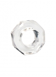Прозрачное эрекционное кольцо в форме гайки - Sex Expert - в Рыбинске купить с доставкой