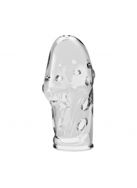 Прозрачная насадка на пенис Booker - 8 см. - Baile - в Рыбинске купить с доставкой