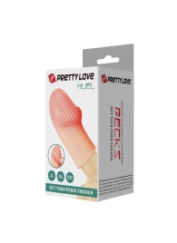 Телесная насадка на пенис Huel - 9 см. - Baile - в Рыбинске купить с доставкой