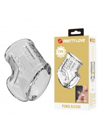 Прозрачная насадка на пенис и мошонку - Baile - в Рыбинске купить с доставкой