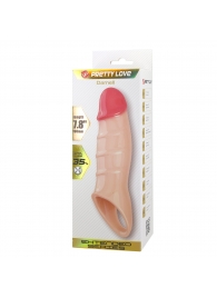 Телесная удлиняющая насадка на пенис Darnel - Baile - в Рыбинске купить с доставкой