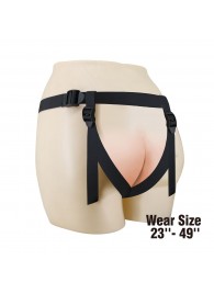 Черные трусики харнесс с платформой Caludio I - Baile - купить с доставкой в Рыбинске