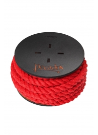 Красная веревка для шибари на катушке - 5 м. - Pecado - купить с доставкой в Рыбинске