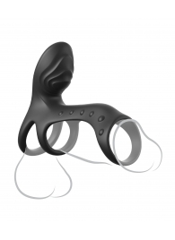 Черная насадка на пенис Ultimate Couples Cage Pro - Pipedream - в Рыбинске купить с доставкой