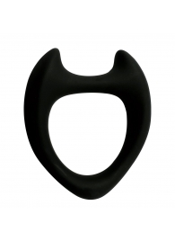 Черное эрекционное кольцо с рожками Wooomy Toro M - Adrien Lastic - в Рыбинске купить с доставкой