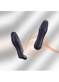 Сливовая силиконовая насадка на пенис с подхватом Manwan Ryzer - Manwan - в Рыбинске купить с доставкой