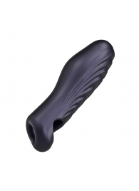 Сливовая силиконовая насадка на пенис с подхватом Manwan Ryzer - Manwan - в Рыбинске купить с доставкой