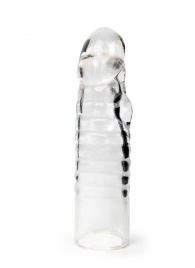 Прозрачная закрытая насадка на член - 15 см. - Sex Expert - в Рыбинске купить с доставкой