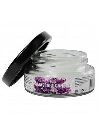 Массажная свеча «Сирень» - 50 мл. - SGAN - купить с доставкой в Рыбинске