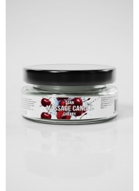 Массажная свеча «Спелая вишня» - 50 мл. - SGAN - купить с доставкой в Рыбинске