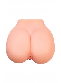 Реалистичный мастурбатор в форме попки с 2 любовными входами - No Name - в Рыбинске купить с доставкой