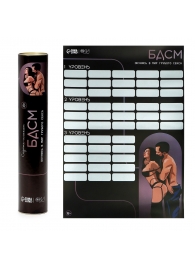 Плакат для двоих со скретч-слоем «БДСМ» - Сима-Ленд - купить с доставкой в Рыбинске