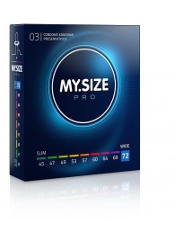 Презервативы MY.SIZE размер 72 - 3 шт. - My.Size - купить с доставкой в Рыбинске