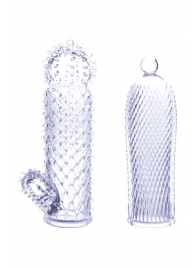 Набор из 2 прозрачных насадок на член Seductive Tickler Sleeves - NMC - в Рыбинске купить с доставкой