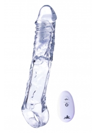 Прозрачная насадка-удлинитель Length Enhancer With Bullet с подхватом - 22,3 см. - NMC - в Рыбинске купить с доставкой