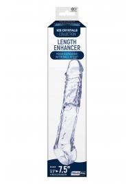 Прозрачная насадка-удлинитель Length Enhancer с подхватом - 22,3 см. - NMC - в Рыбинске купить с доставкой