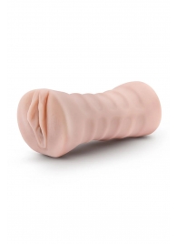 Телесный мастурбатор-вагина Ayumi с вибрацией - Blush Novelties - в Рыбинске купить с доставкой