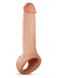 Телесная насадка-удлинитель Thrive 8.75 Inch Realistic Penis Extender Sleeve - 22,2 см. - Blush Novelties - в Рыбинске купить с доставкой